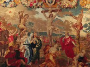 51 Santa Maria Maggiore splendido arazzo con Crocefissione